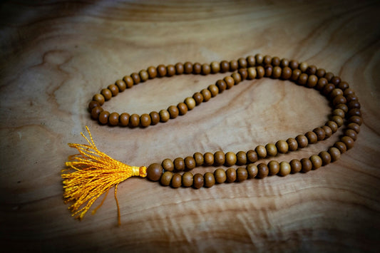 Small Naturally Fragranced Sandalwood Mala Prayer Beads