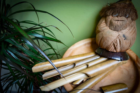 Hand Carved Monkey Windchime