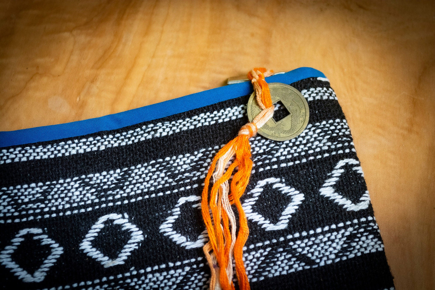 Handcrafted Embroidered Vietnamese Clutch Bag
