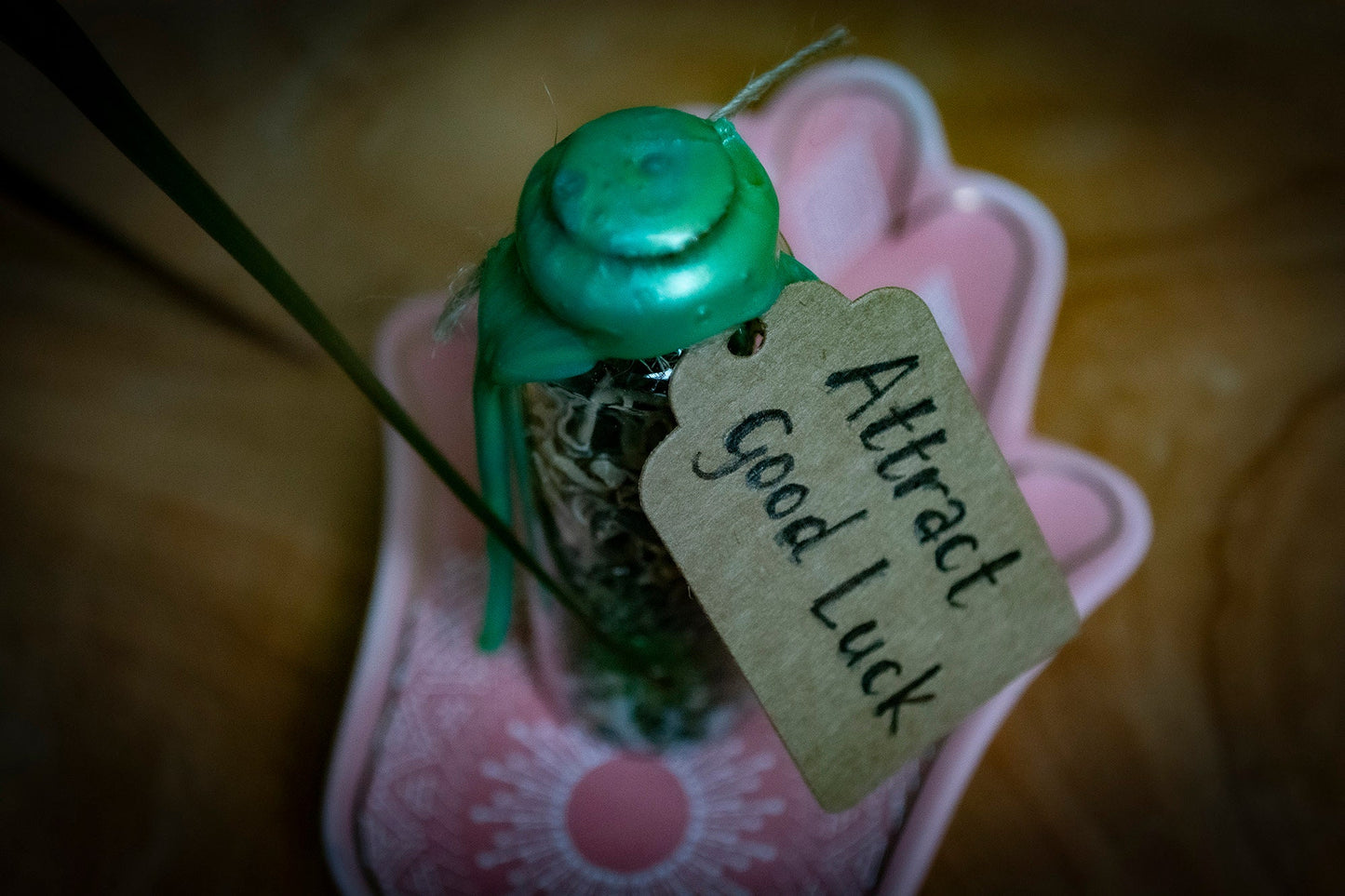 Handmade Intention Jar for Attracting Good Luck