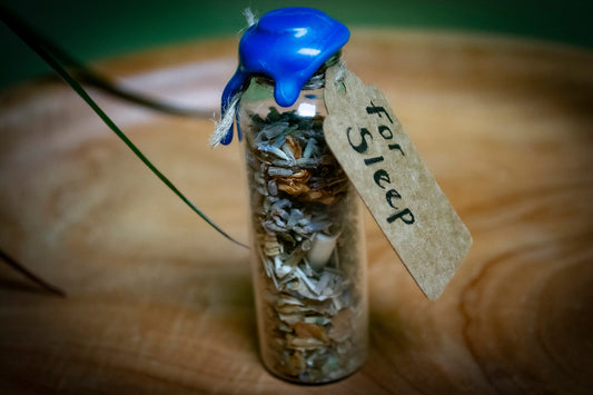 Handmade Intention Jar for Helping with Sleep