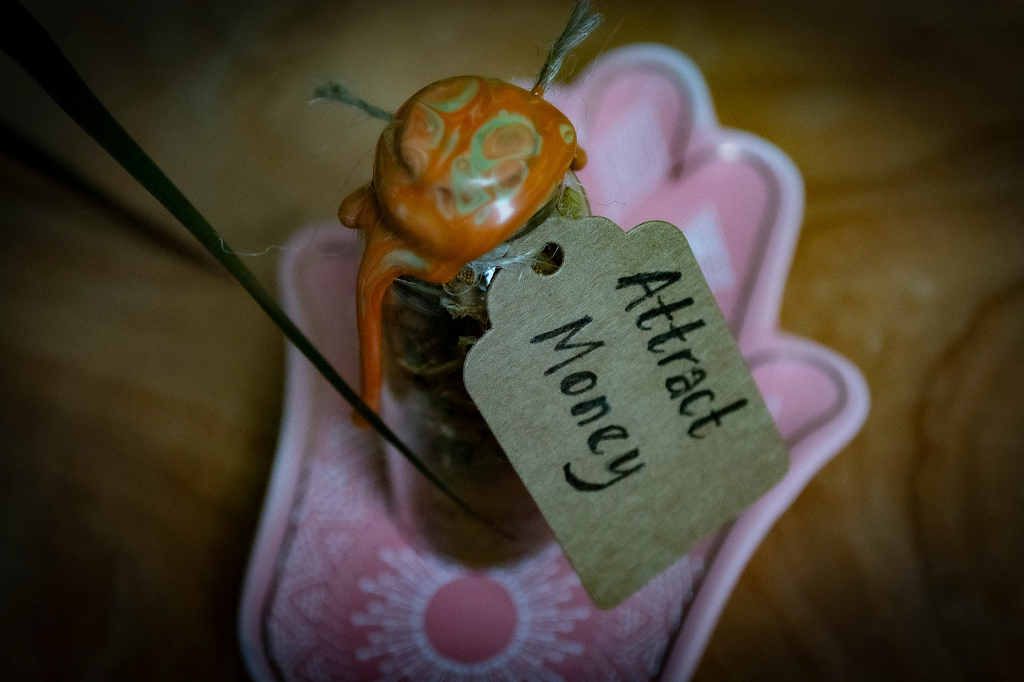 Handmade Intention Jar for Attracting Money