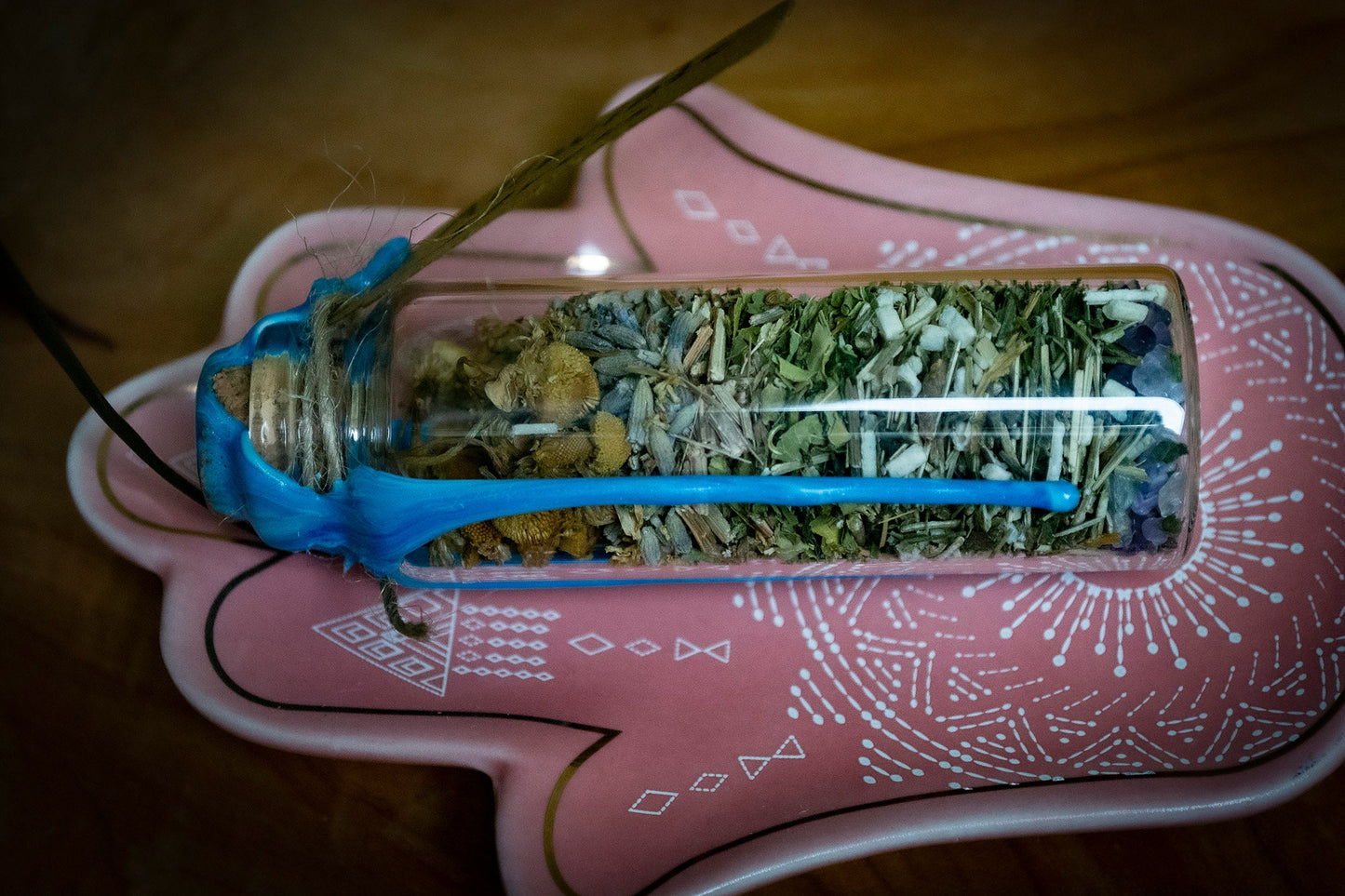 Handmade Intention Jar for Alleviating Stress