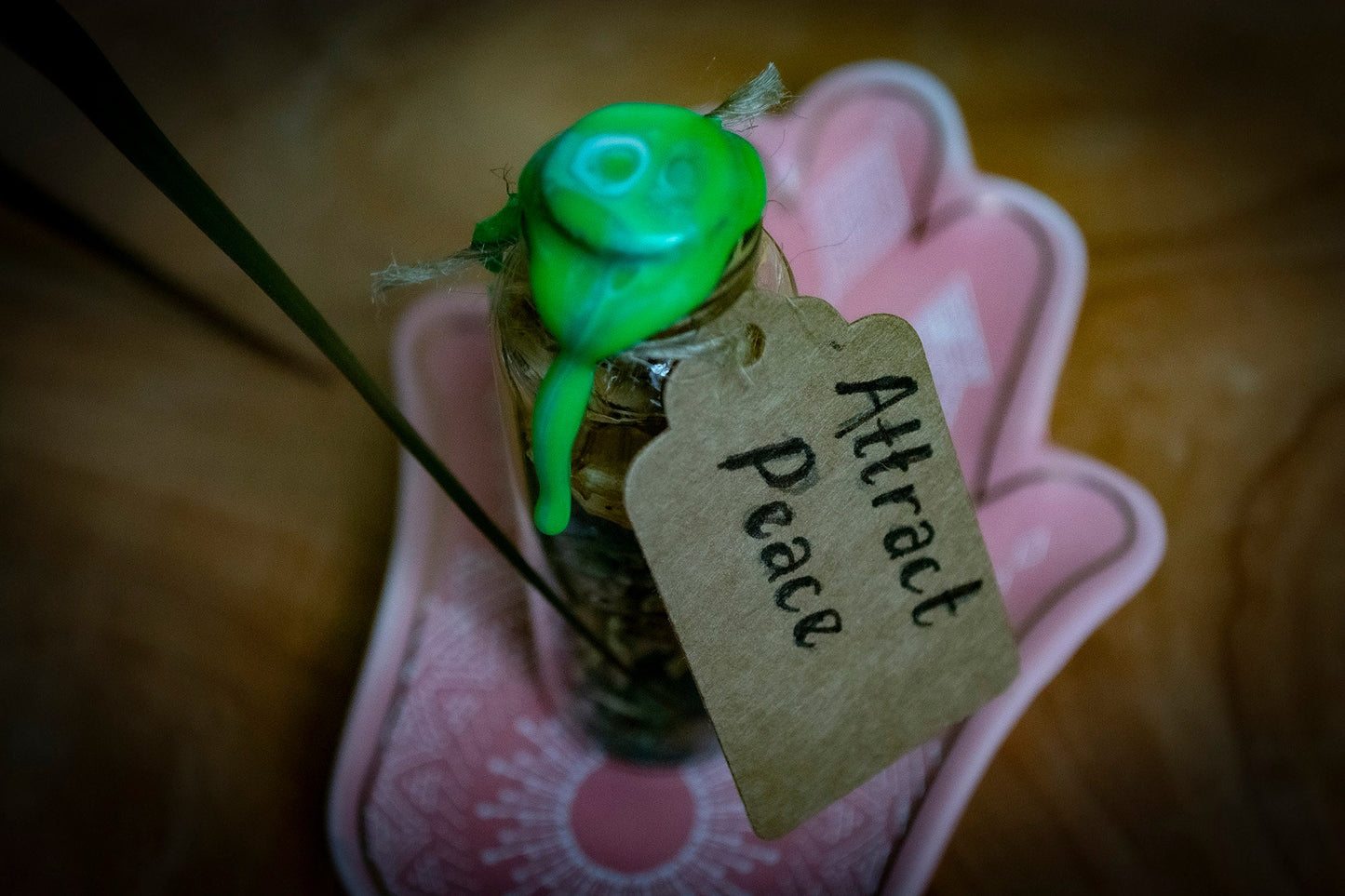 Handmade Intention Jar for Sending Peace