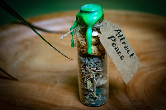 Handmade Intention Jar for Sending Peace