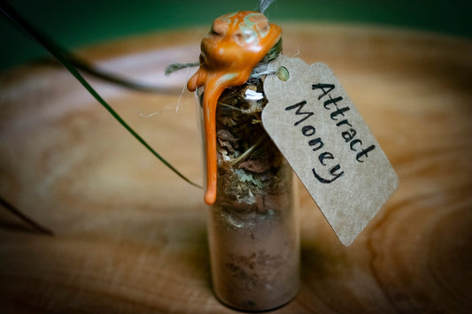 Handmade Intention Jar for Attracting Money