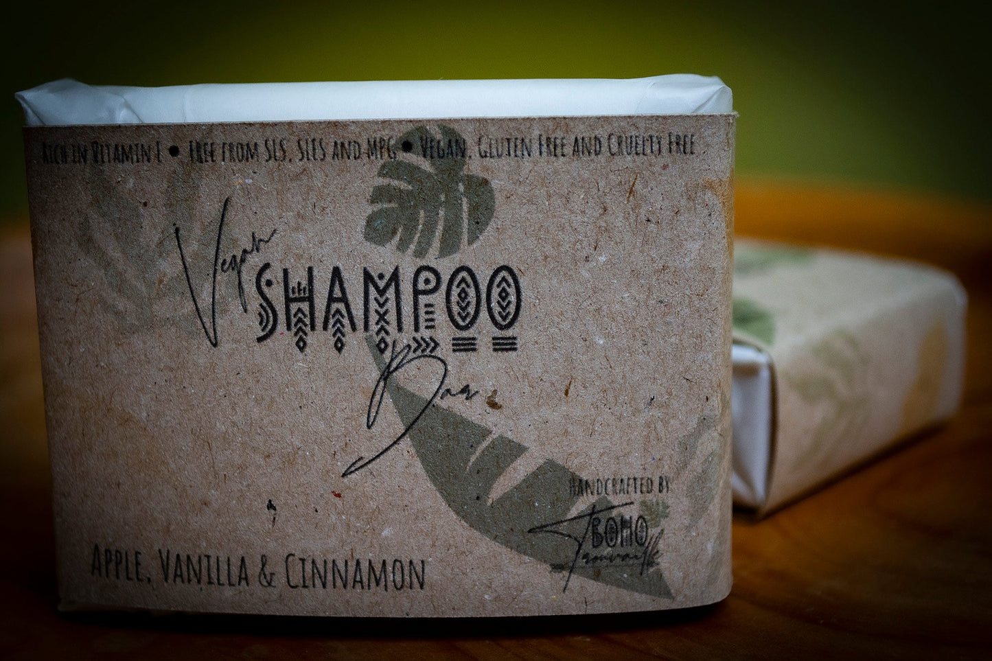 Handmade Vegan Hair/Dreadlock Shampoo Bar - Apple, Vanilla and Cinnamon