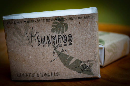 Handmade Vegan Hair/Dreadlock Shampoo Bar - Clementine and Ylang Ylang