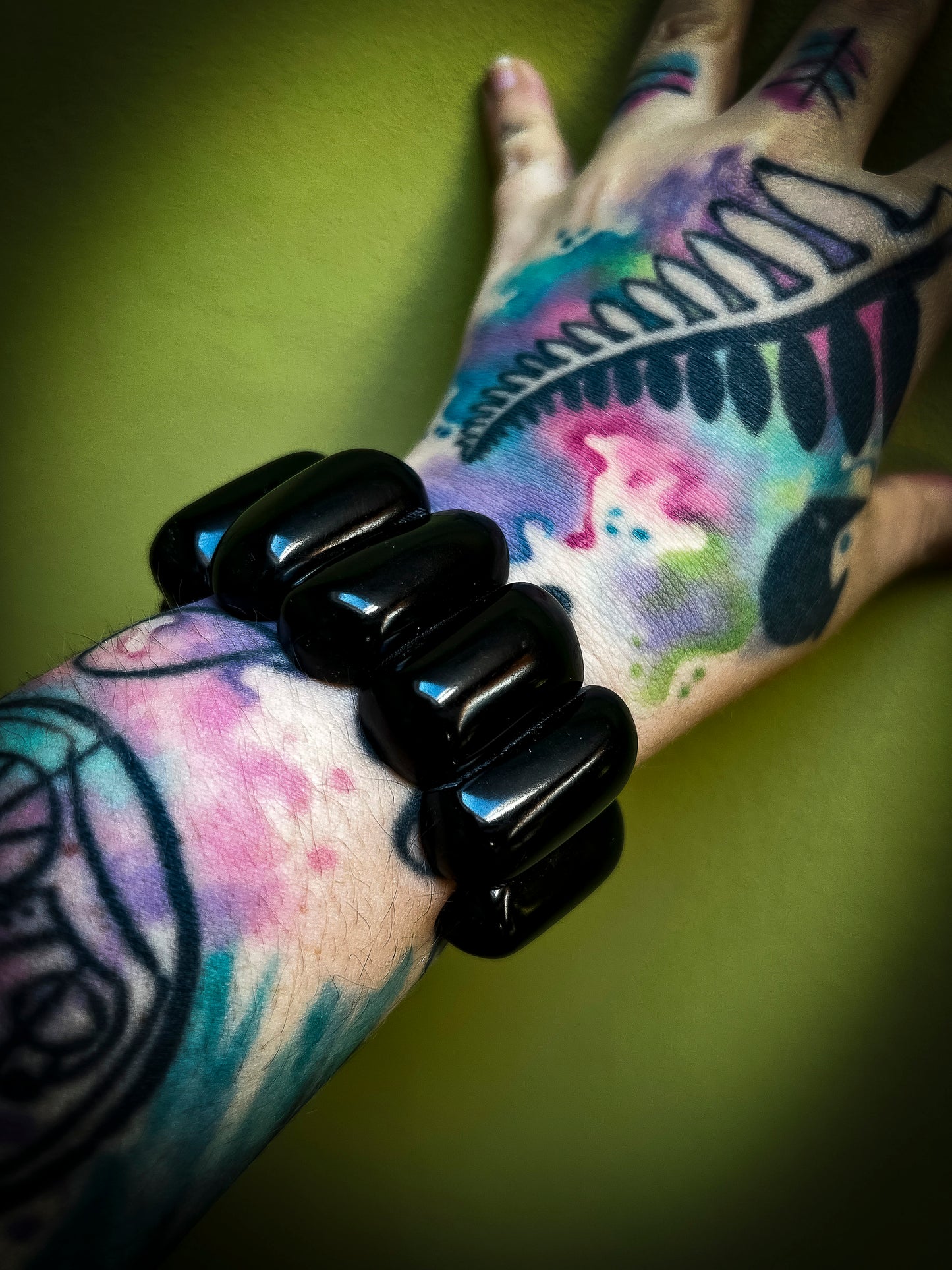 Natural Black Tagua Bracelet