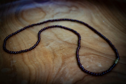 Hand Carved Natural Rosewood Necklace