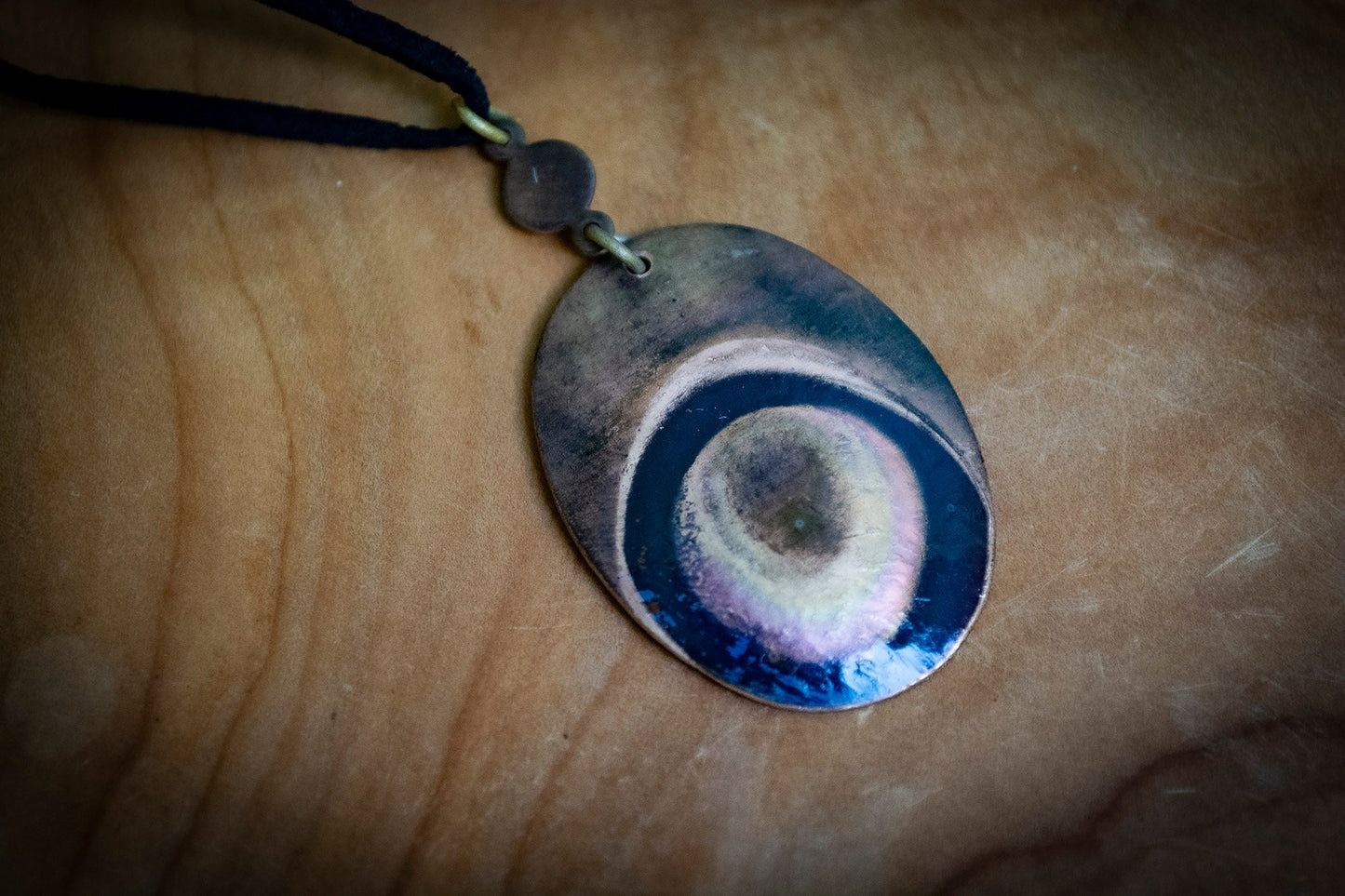 Handmade Czech Oval Necklace