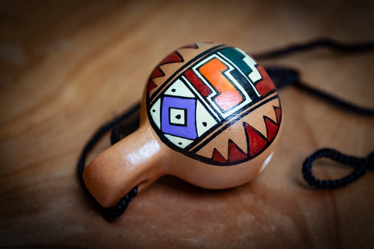 Handmade Peruvian Clay Bell