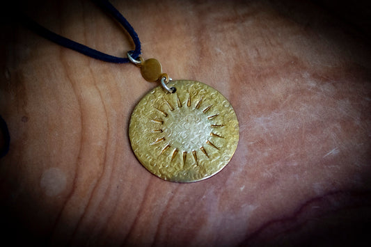 Handmade Czech Sun Necklace