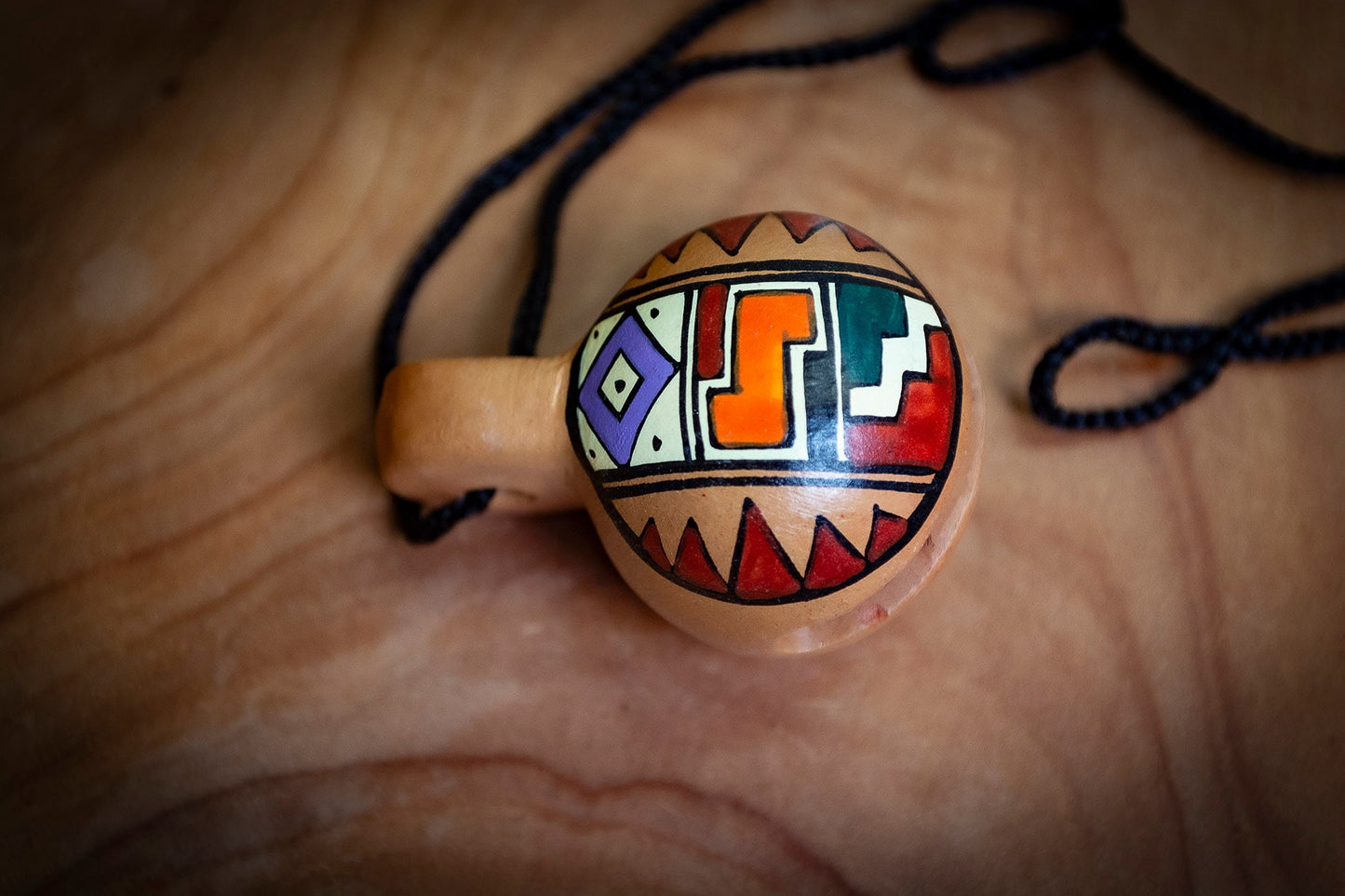 Handmade Peruvian Clay Bell