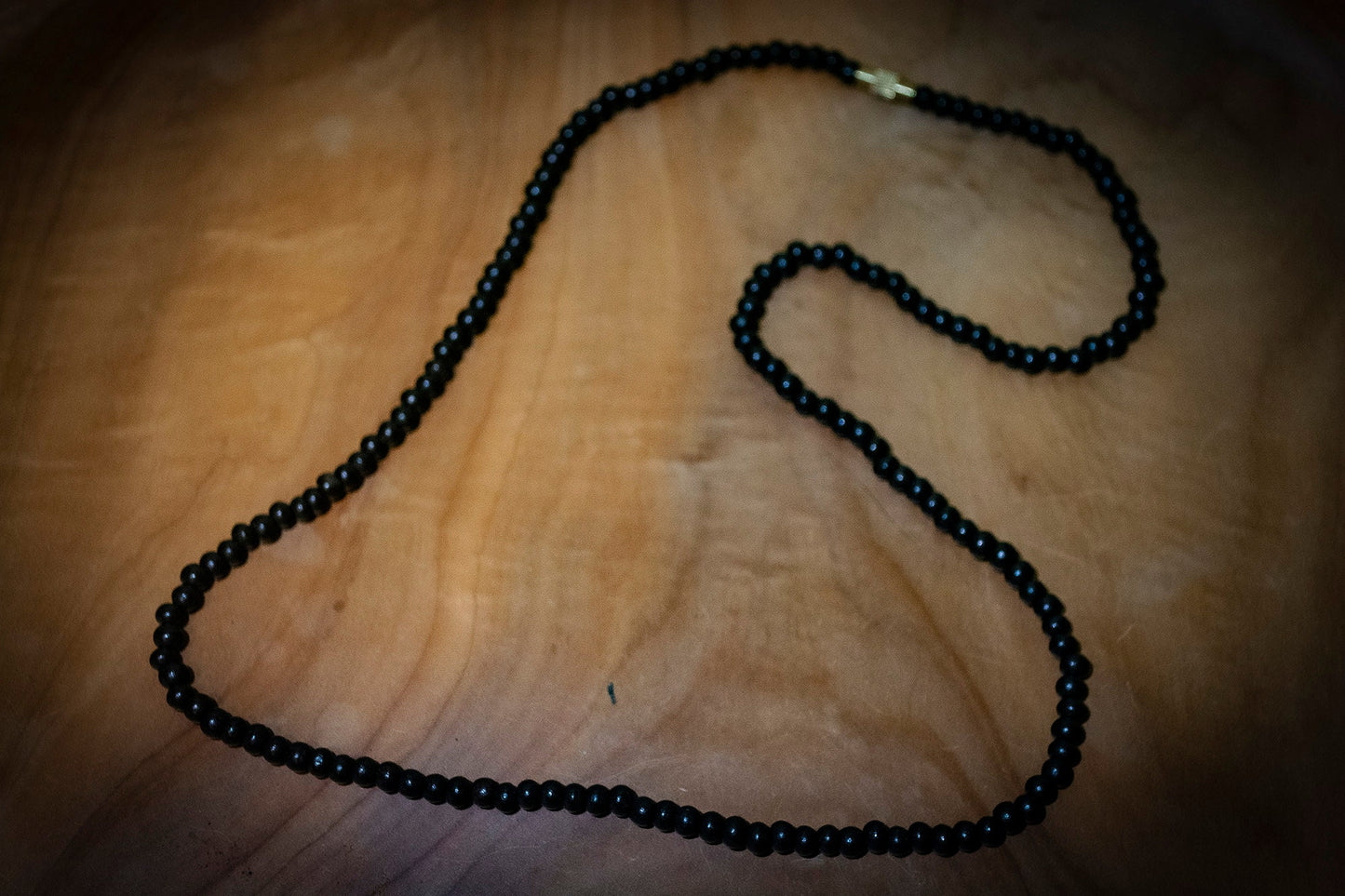 Hand Carved Natural Ebony Necklace
