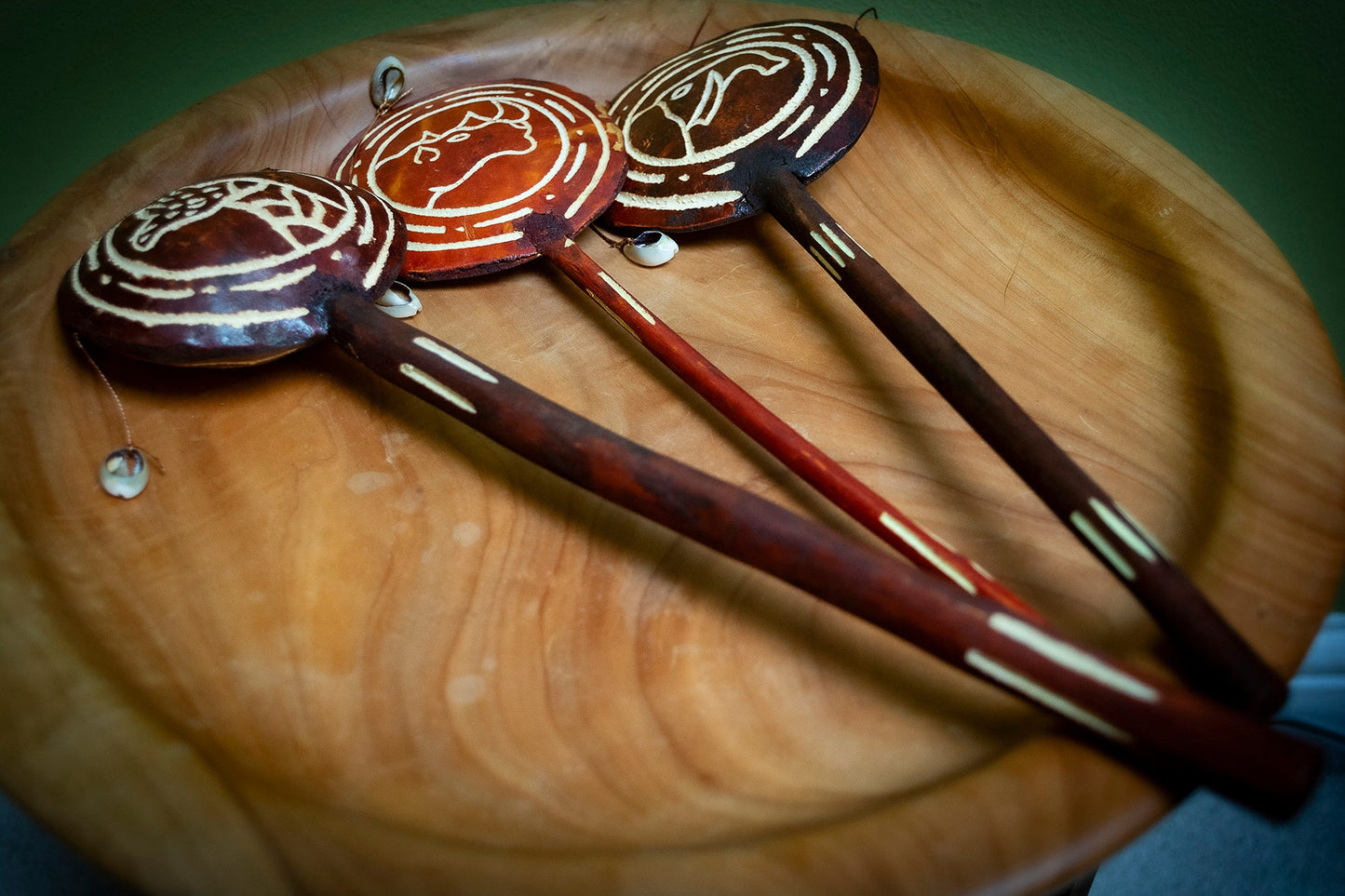 Handmade Kenyan Carved Monkeydrum
