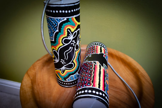 Small Hand Painted Thunder Drum