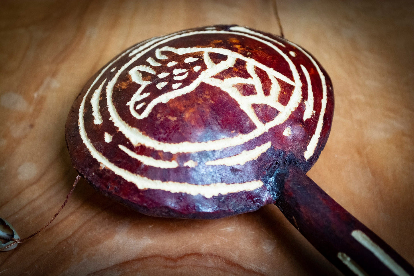 Handmade Kenyan Carved Monkeydrum