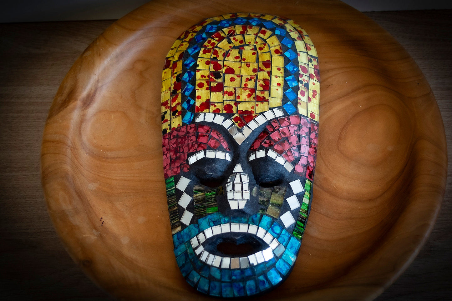 Handmade Balinese Mosaic Mask