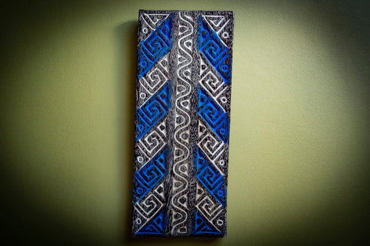 Hand Carved Balinese Primitif Wall Panel