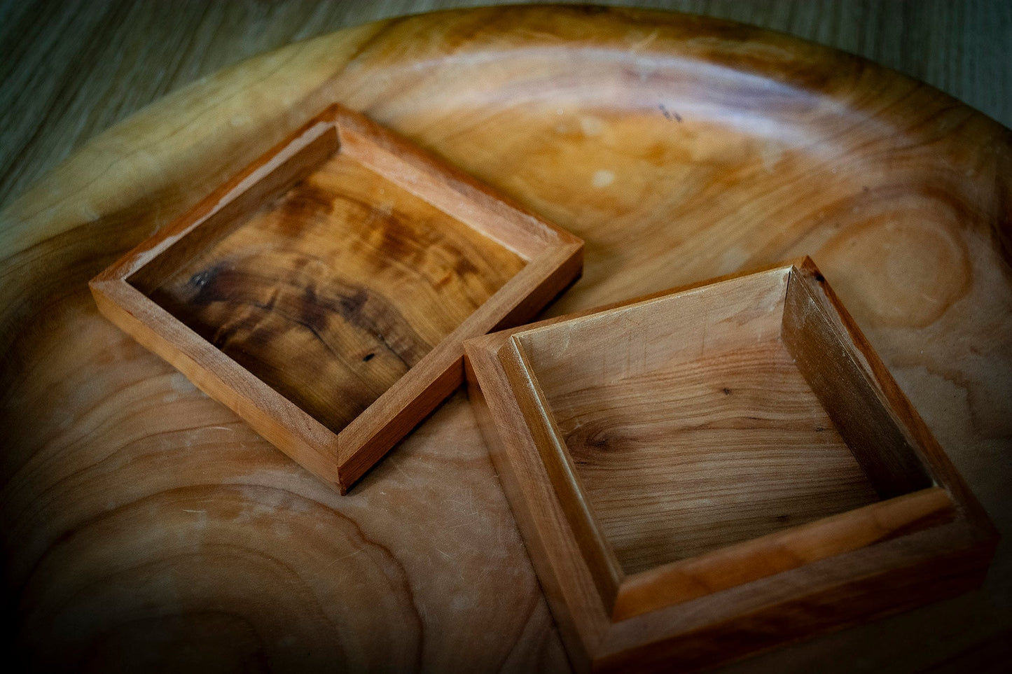 Thuya Wood Square Box