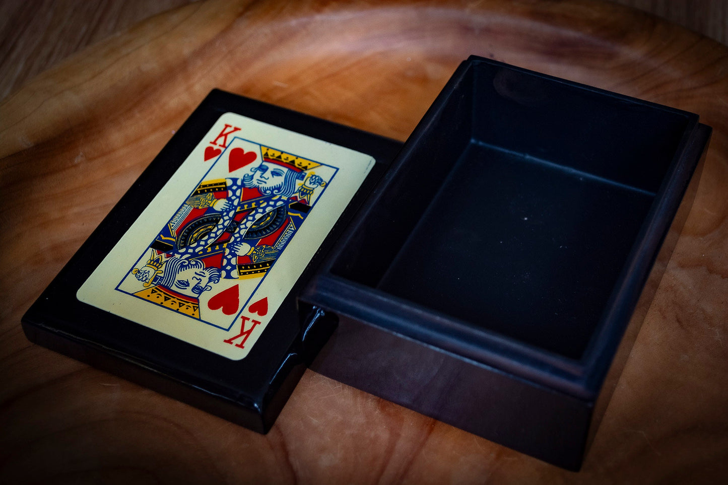 Black Playing Card Box