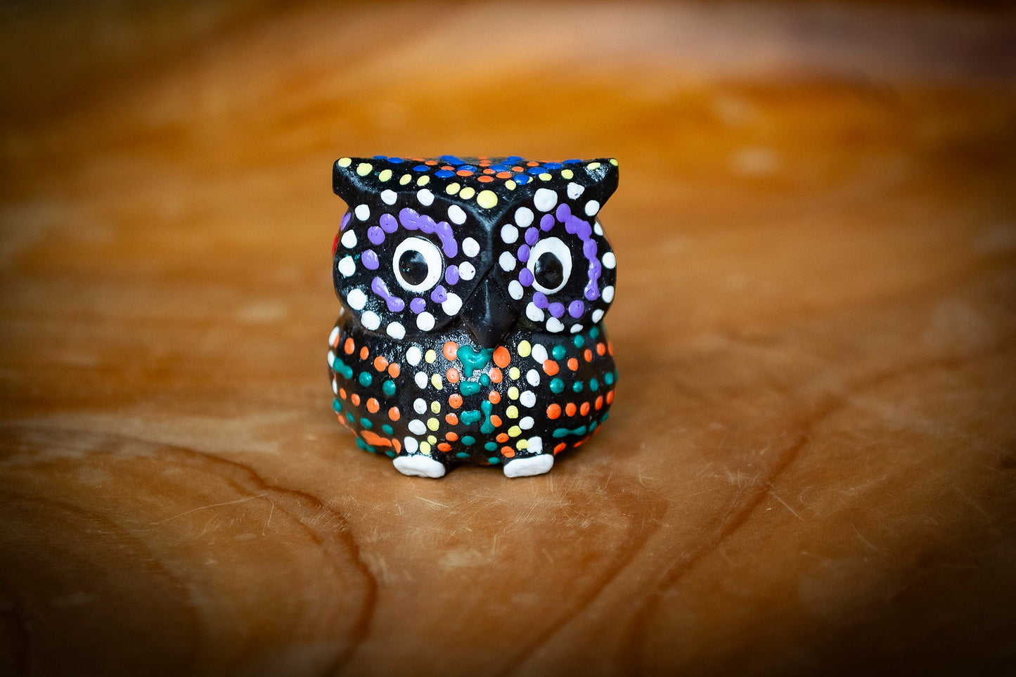 Handmade Miniature Wooden Owls
