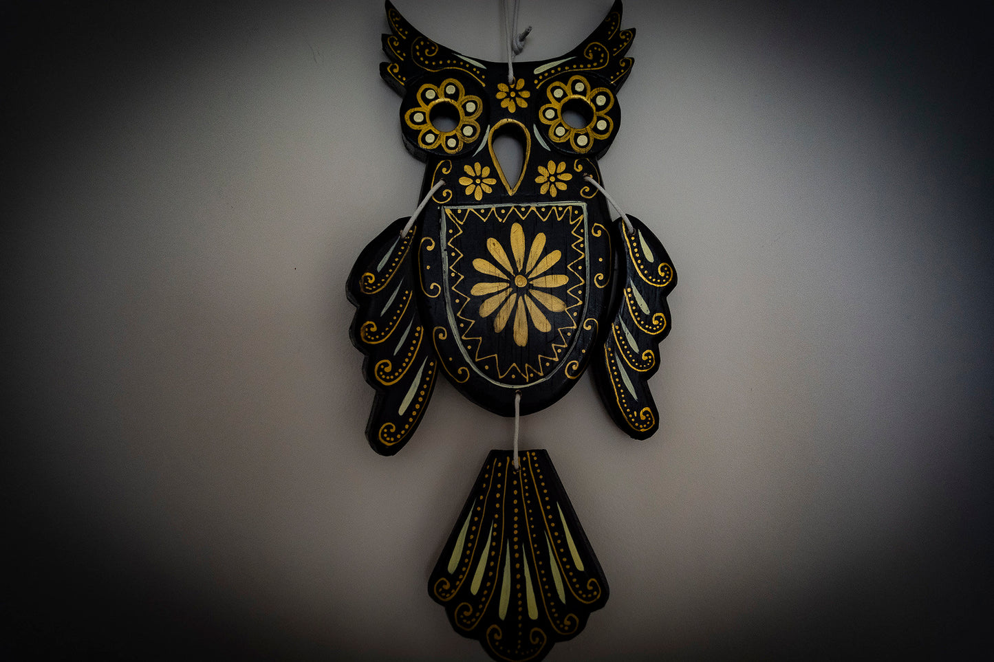 Day of the Dead Hanging Skeleton Owl