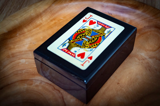 Black Playing Card Box