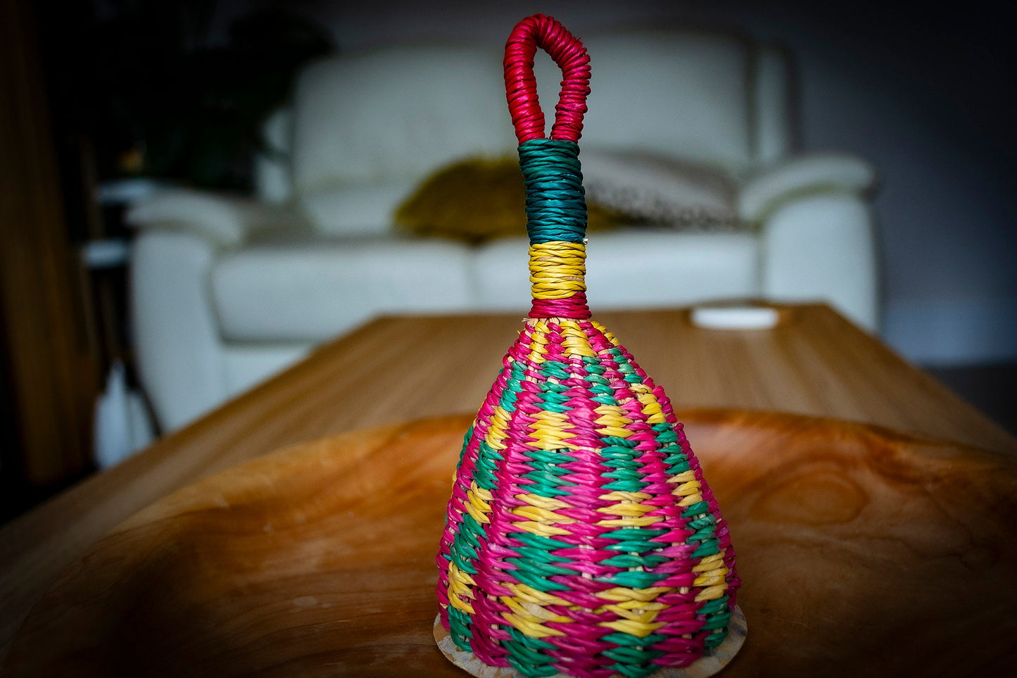 Ghanian Handmade Caxixi Basket Shaker
