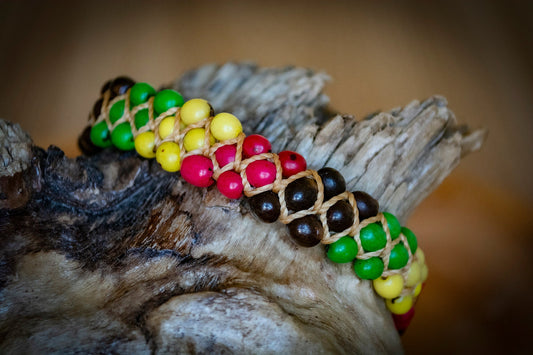 Colourful Natural Seed Bracelets