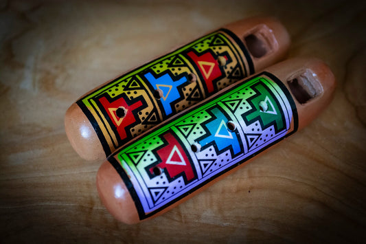 Handmade Peruvian Ceramic Whistle