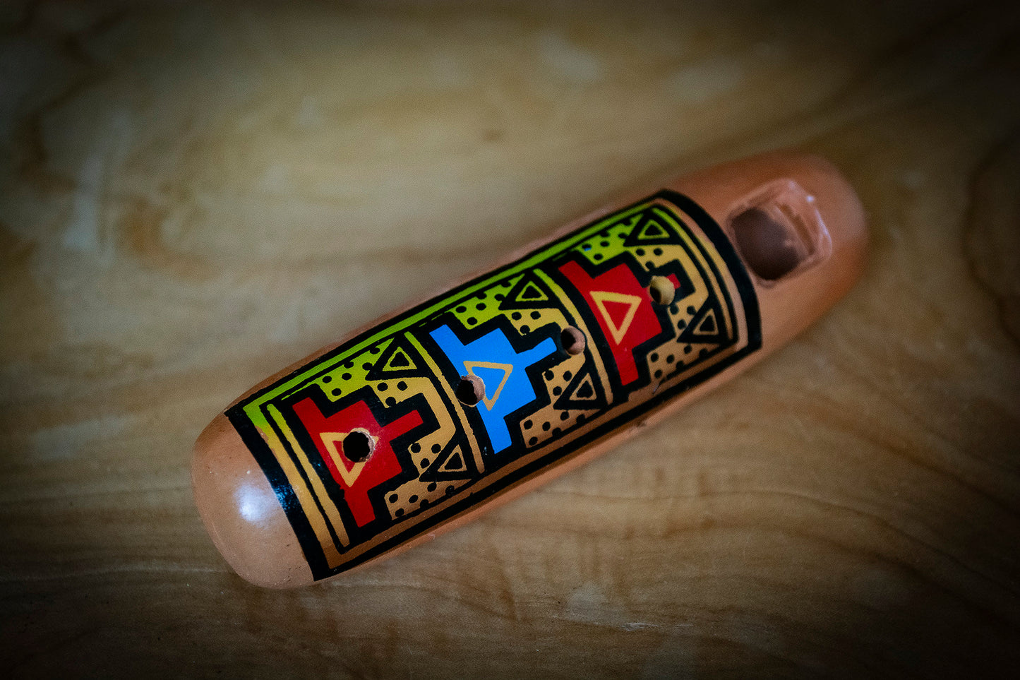 Handmade Peruvian Ceramic Whistle