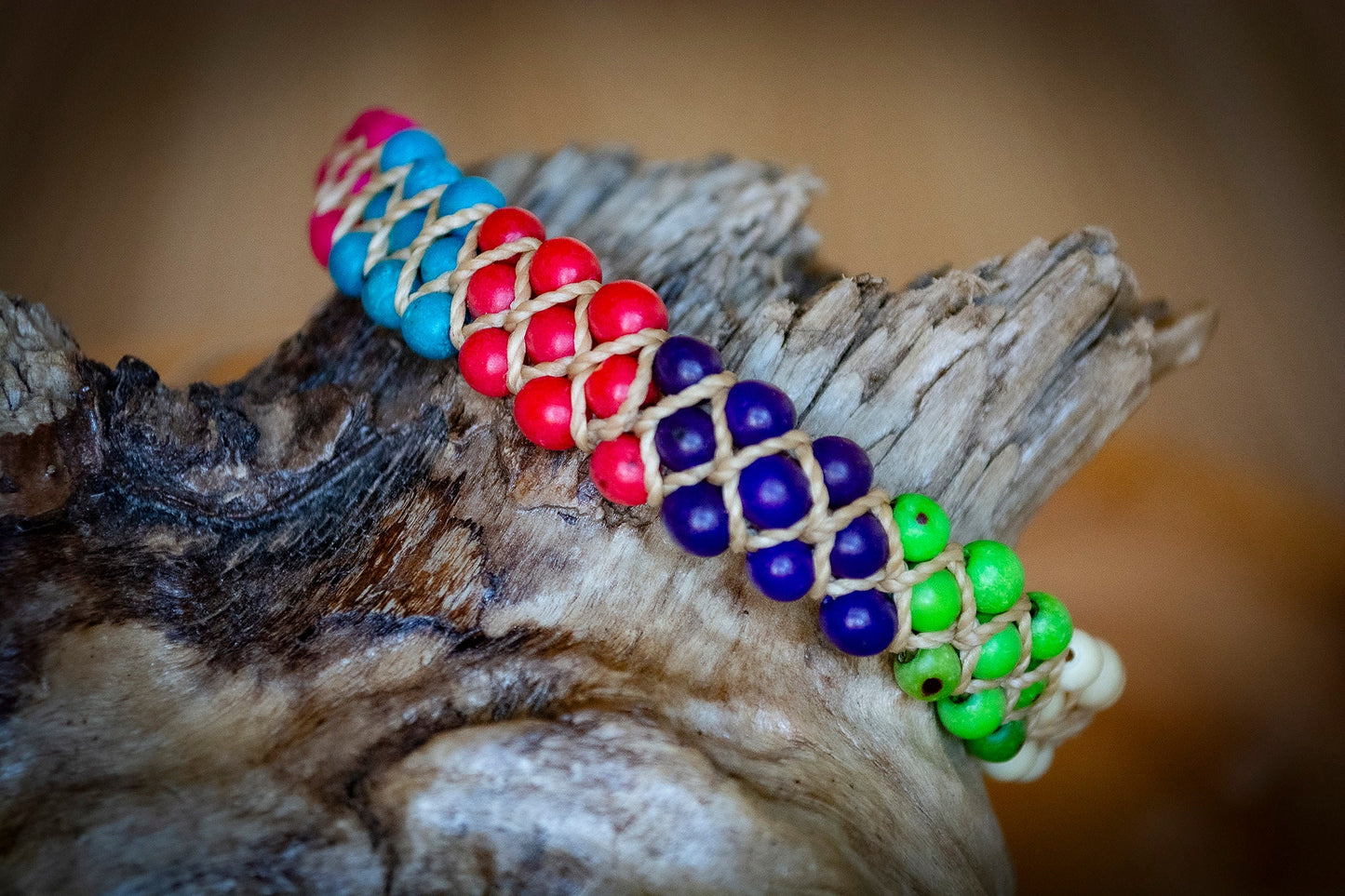 Colourful Natural Seed Bracelets