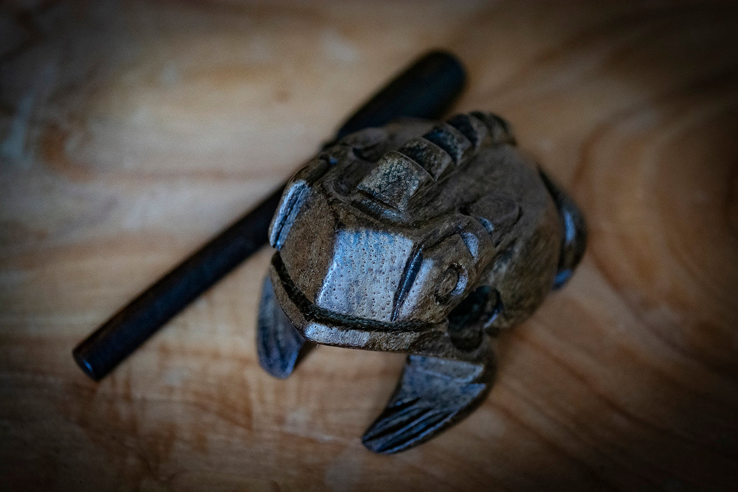 Thai Handmade Frog with Stick