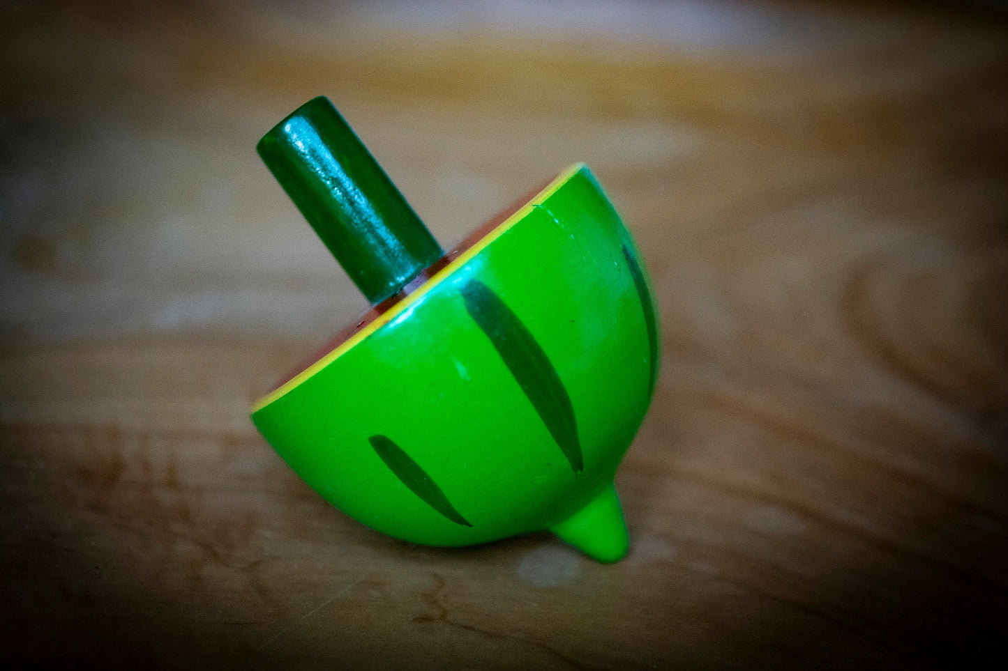 Wooden Watermelon Top Toy