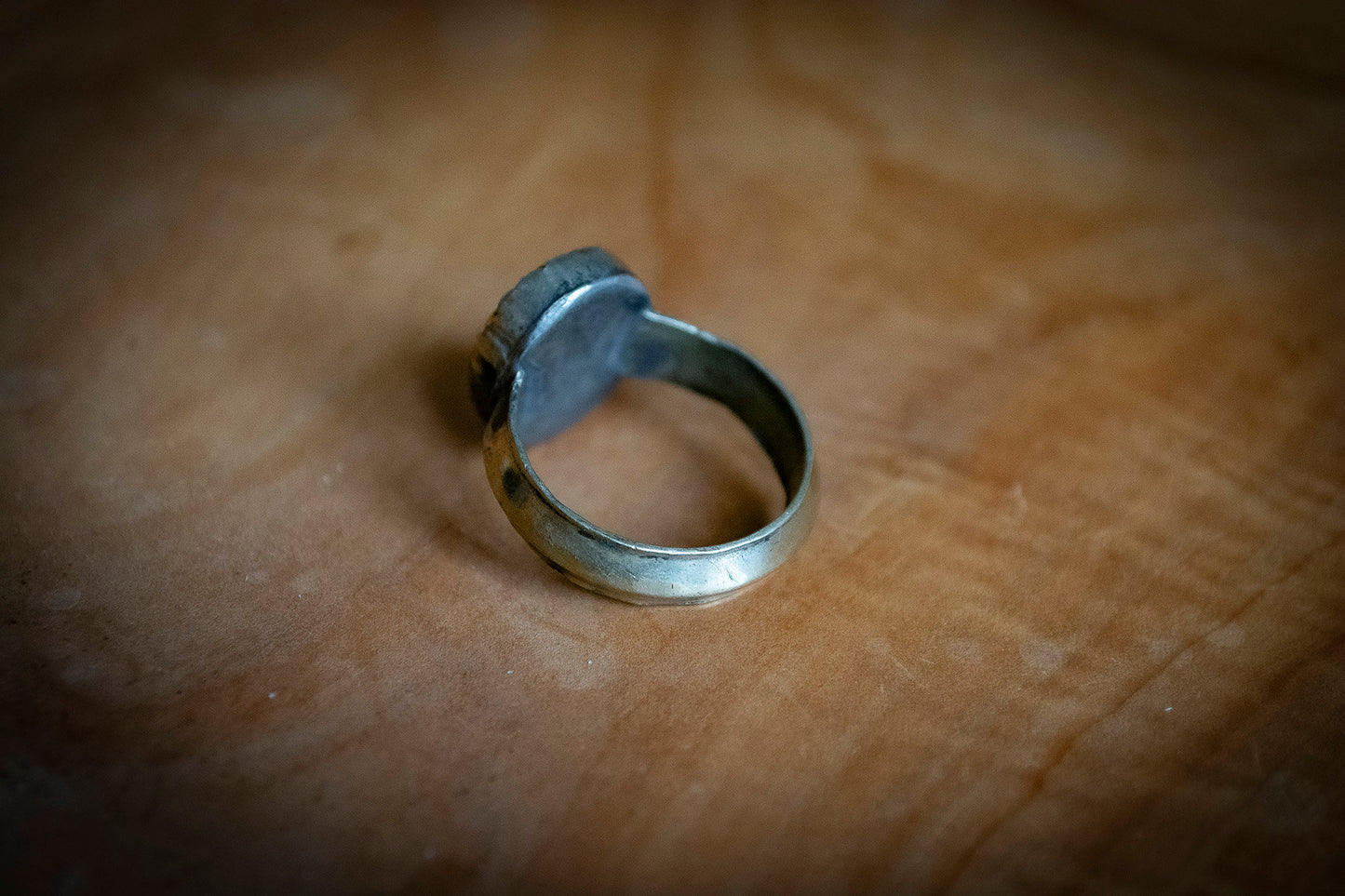 Vintage Afghan Ring with Oval Red Gem