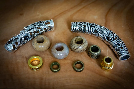 Desert Dreadlock Beads - Set of 10
