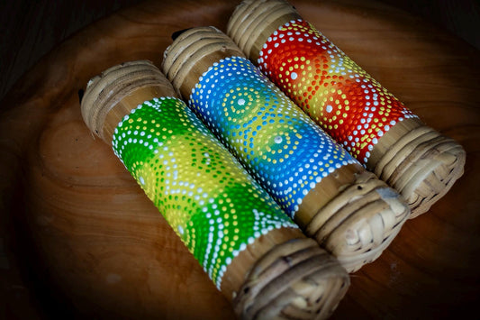 Small Handmade Balinese Bamboo Rainstick