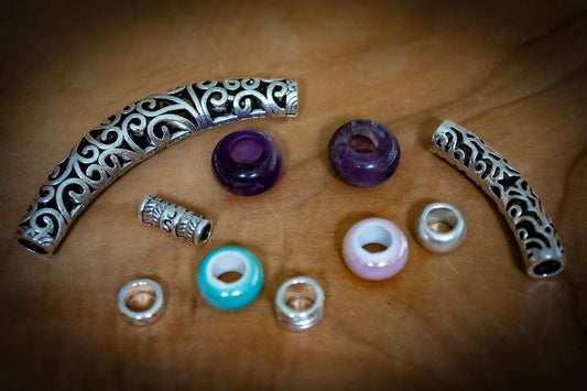 Mermaid Dreadlock Beads - Set of 10