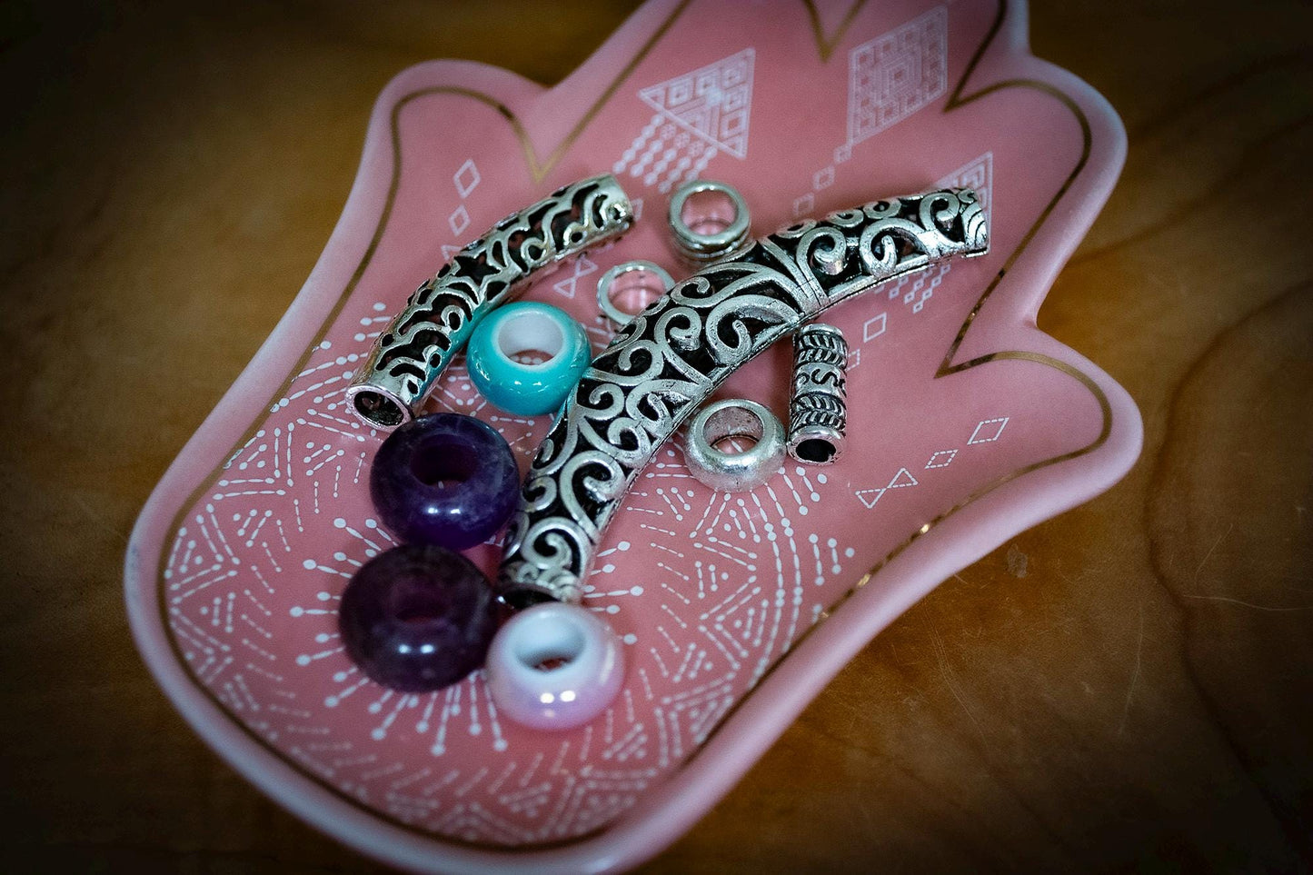 Mermaid Dreadlock Beads - Set of 10
