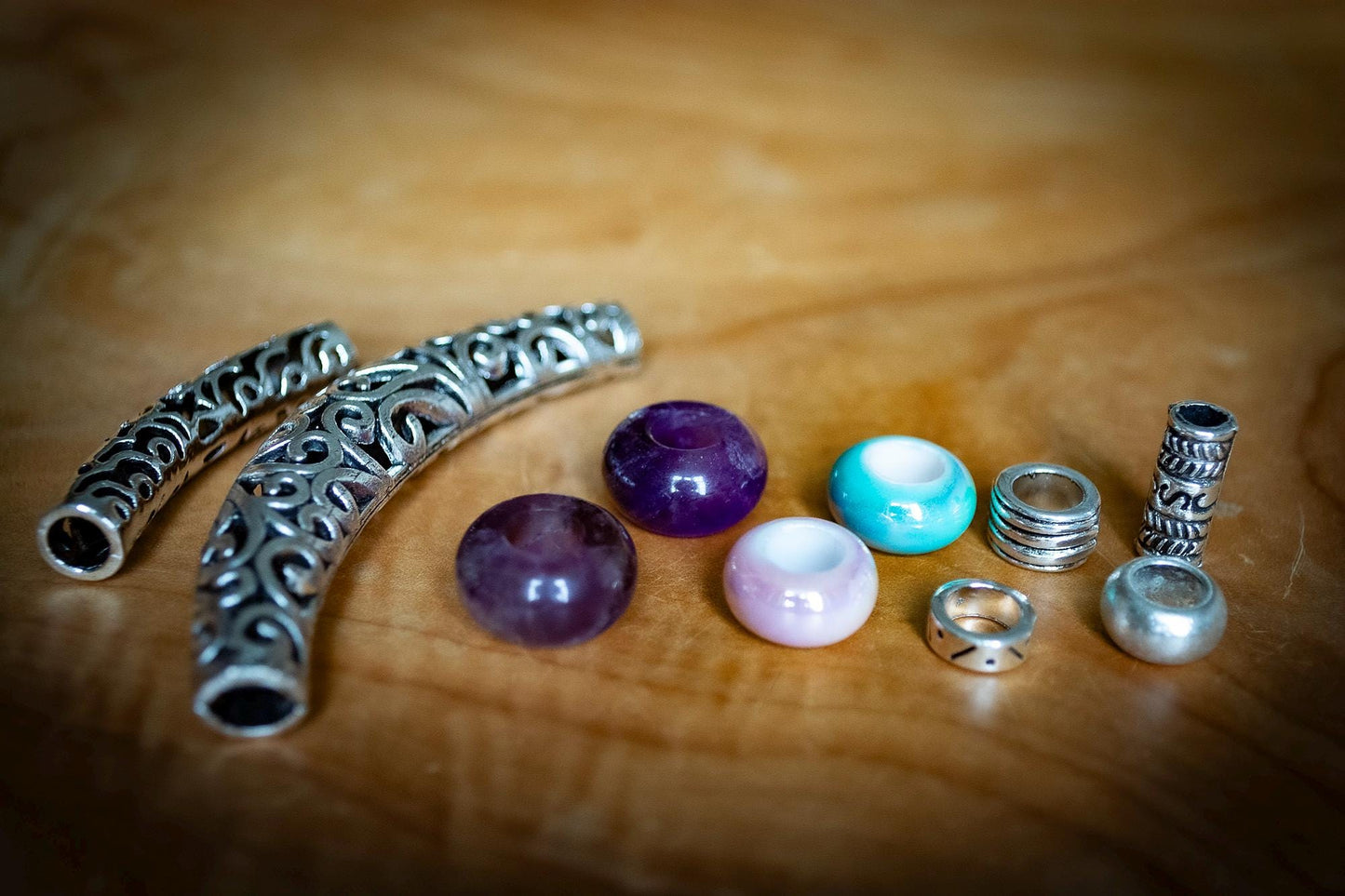 Mermaid Dreadlock Beads - Set of 10