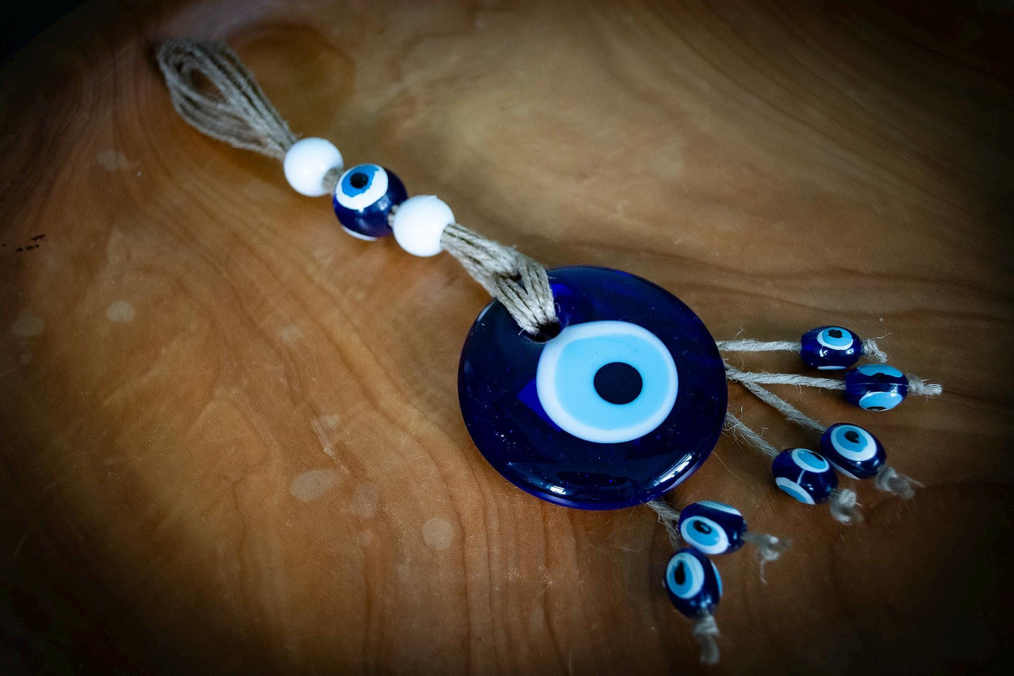 Glass Evil Eye Wall Art