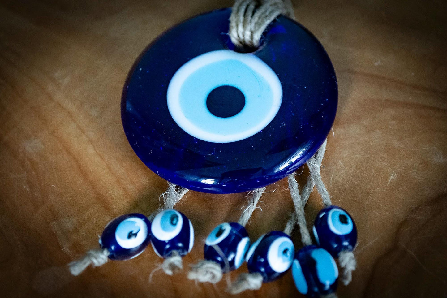 Glass Evil Eye Wall Art